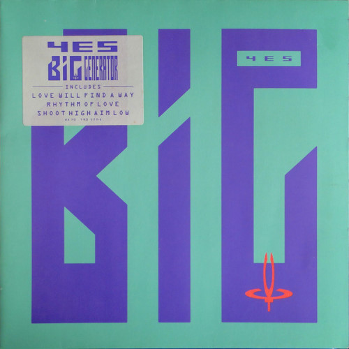 Yes - 1987 Big Generator - LP  - 25 kr.